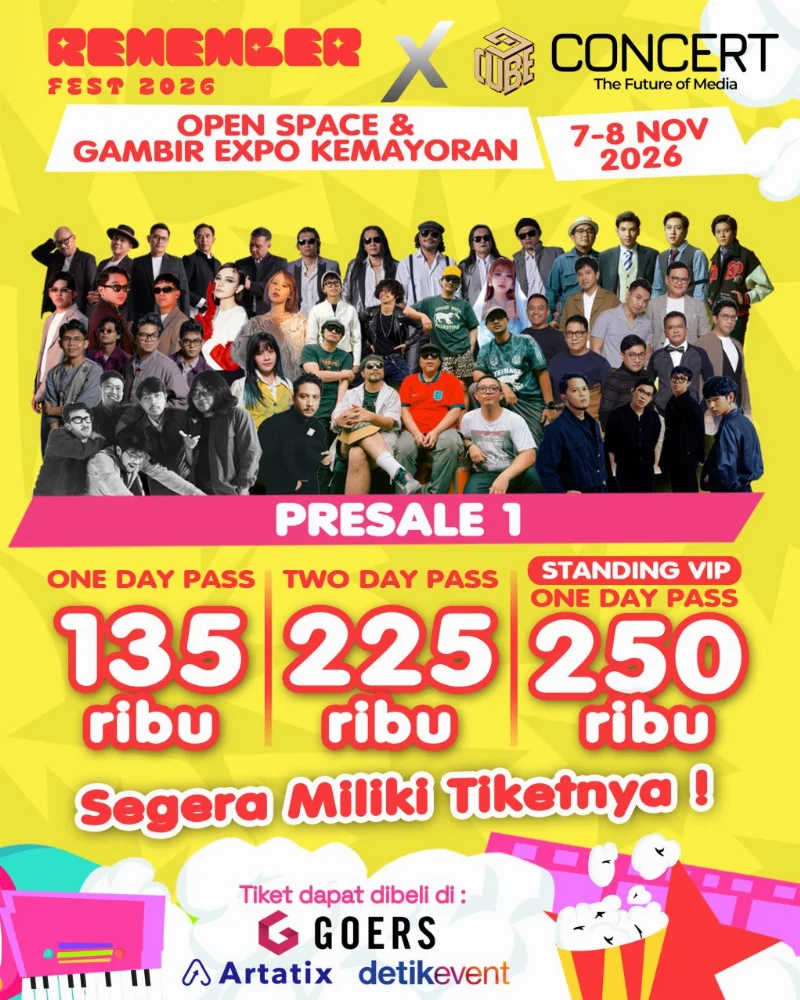 Poster Remember Fest x Cube Concert 2026