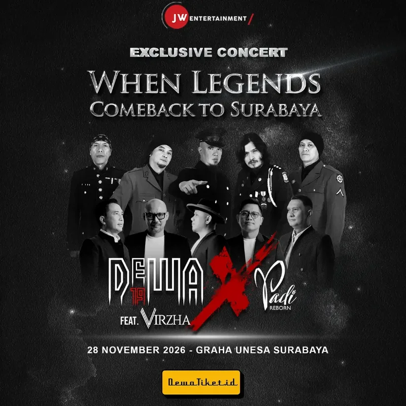 Poster When Legends Comeback to Surabaya