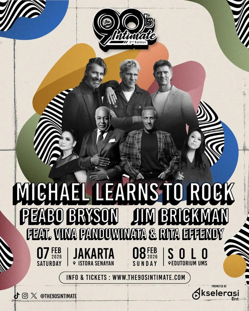 Poster The 90’s Intimate 2nd Edition — Jakarta