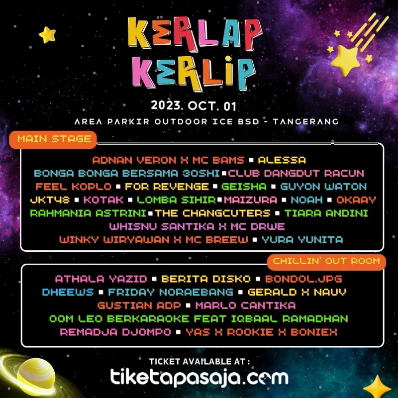 Poster Kerlap Kerlip 2023