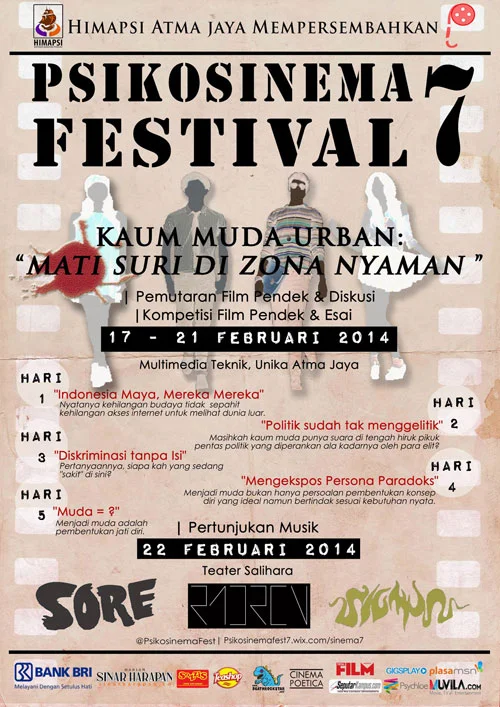 Poster PSIKOSINEMA FESTIVAL 7