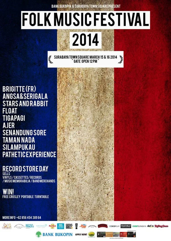 Poster Folk Music Festival 2014