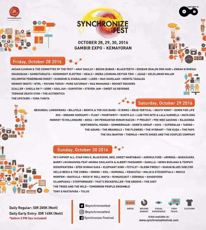 Poster SYNCHRONIZE FEST