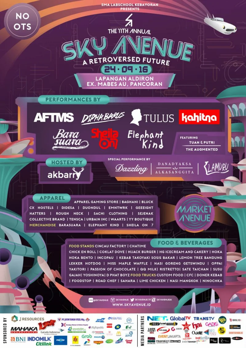 Poster SMA LABSCHOOL KEBAYORAN - SKYAVENUE 2016