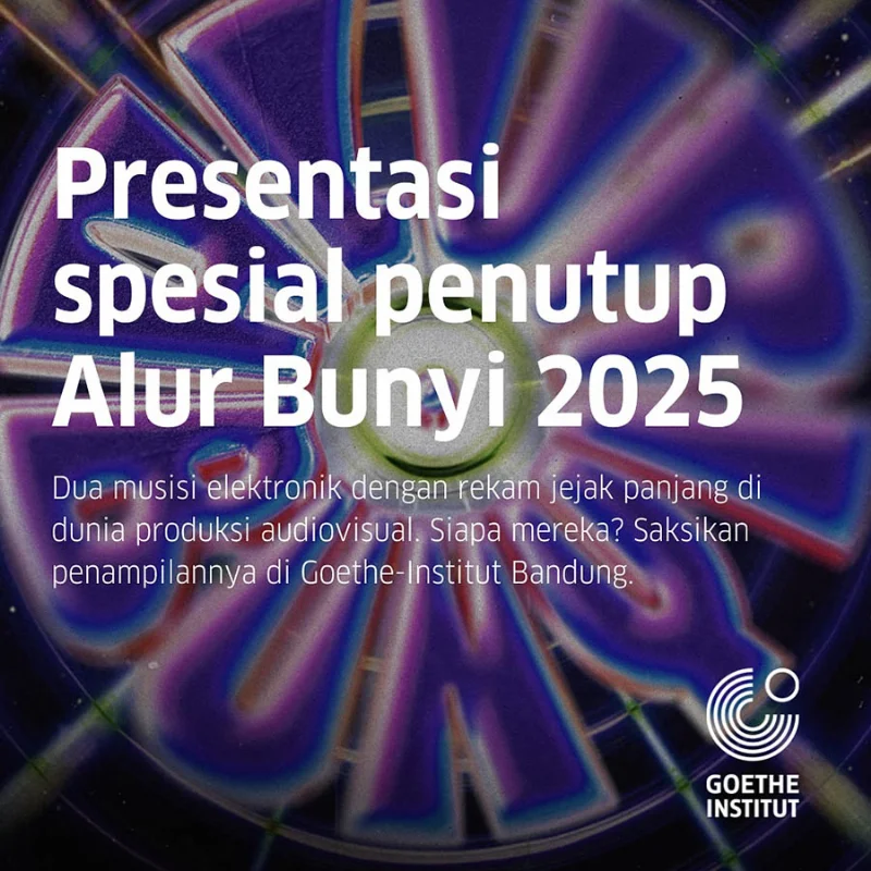 Poster Eksperimen Elektronik “Ten~neT” Tutup Rangkaian Alur Bunyi 2025 di Bandung