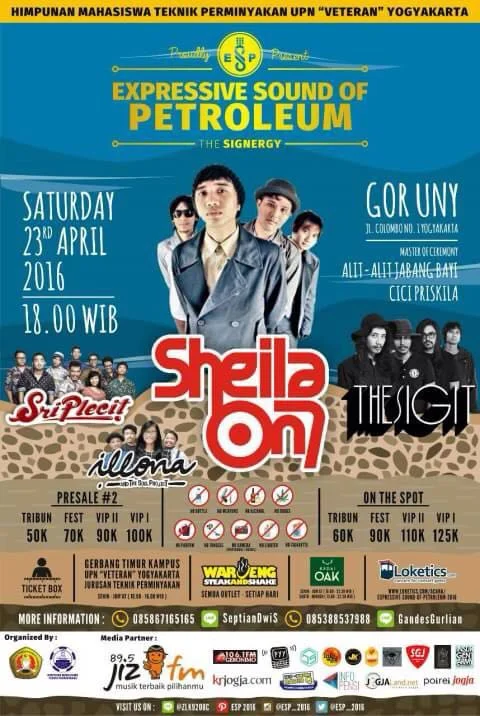 Poster HIMPUNAN MAHASISWA TEKNIK PERMINYAKAN UPN YOGYAKARTA - EXPRESSIVE SOUND OF PETROLEUM 2016