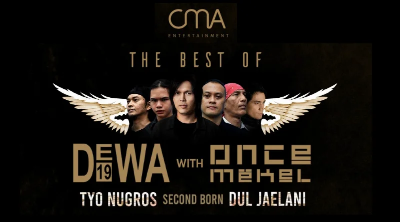 Poster Konser The Best of DEWA 19 Bersama Once Mekel Akan Digelar Oktober Mendatang