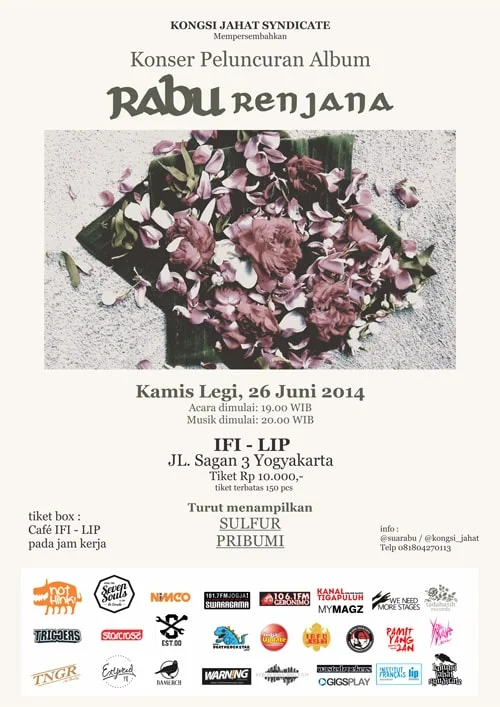 Poster Renjana Tour 2014 Yogyakarta