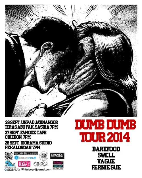 Poster Dumb Dumb Tour 2014