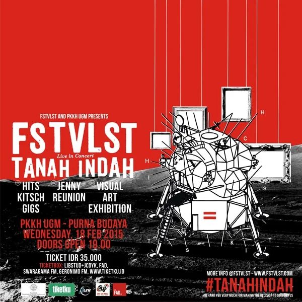 Poster FSTVLST Live In Concert ‘TANAH INDAH’