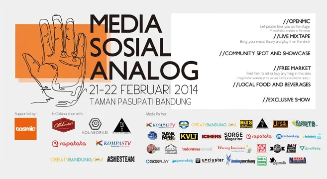 Poster Media Sosial Analog