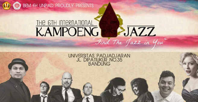 Poster The 6th International KAMPOENG JAZZ