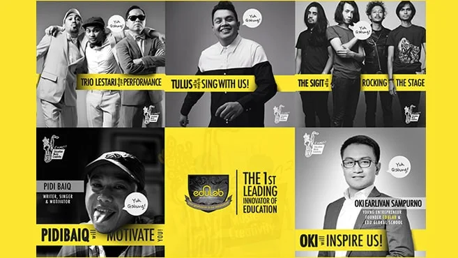 Poster Konser EMC 2 ( Trio Lestari, The SIGIT & Tulus )