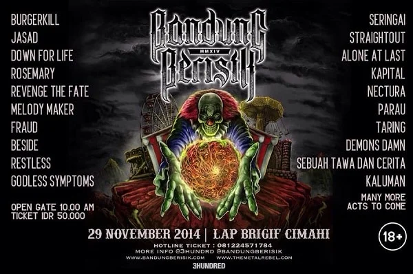 Poster Bandung Berisik 2014
