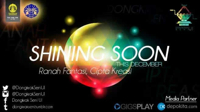Poster DONGKRAK SENI UI 2014