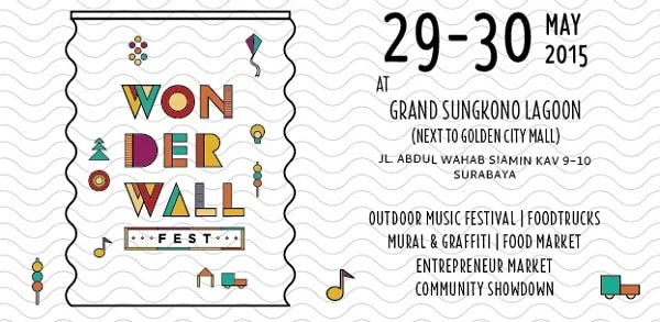 Poster Wonderwall Festival 2015
