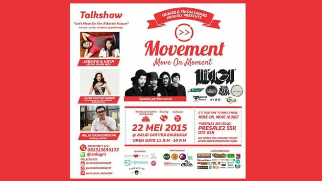 Poster MOVEMENT : Move On Moment 2015