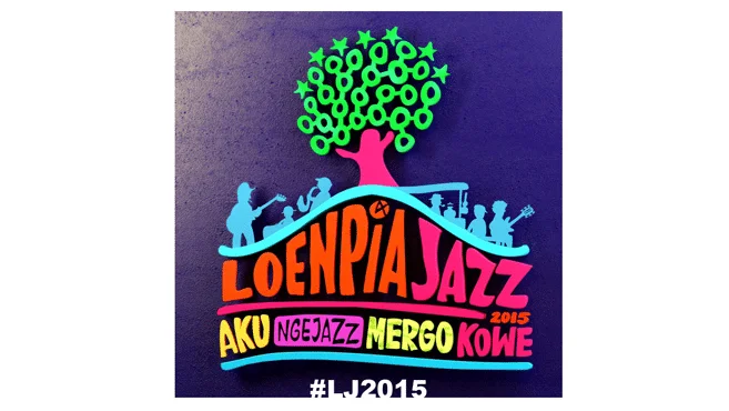 Poster Loenpia Jazz 2015 : “Aku Ngejazz Mergo Kowe”