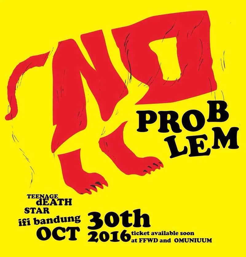 Poster No Problem – Teenage Death Star Concert