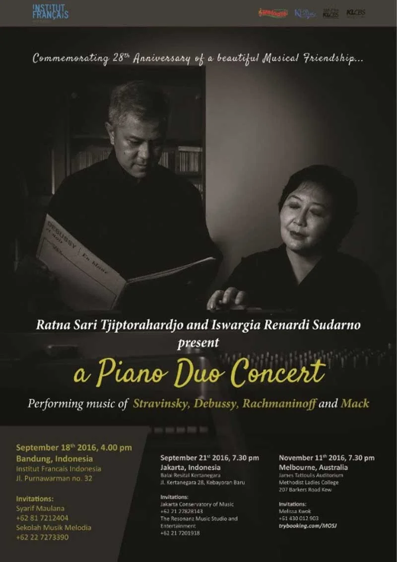 Poster A Piano Duo Concert