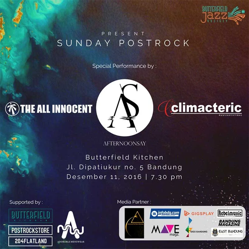 Poster Sunday Postrock
