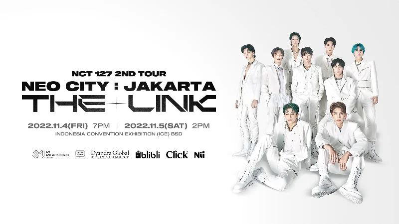 Poster NCT 127 2nd Tour – Neo City : Jakarta – The Link