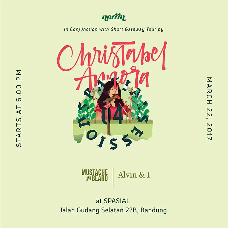 Poster Christabel Annora, Promosikan Single Terbaru di Empat Kota