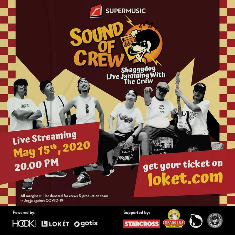 Poster Live Concert Supermusic Sound of Crew Coba Siasati Kondisi Finansial Para Kru