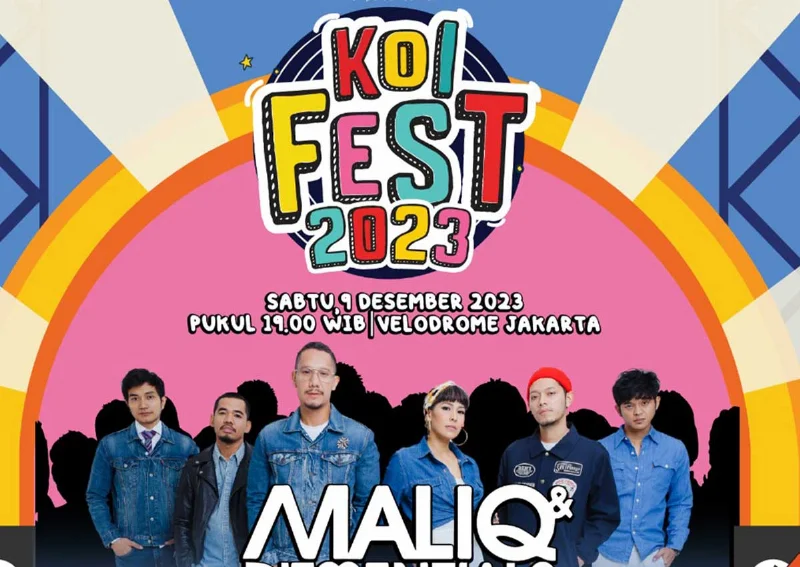 Poster KOI Fest 2023 ‘Ketika Lintas Generasi Ngumpul Bareng’