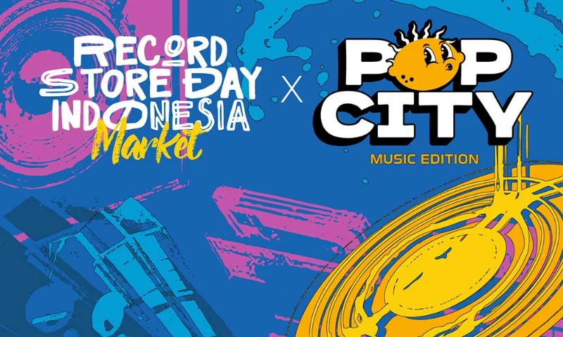 Poster Record Store Day Indonesia Market X Pop City