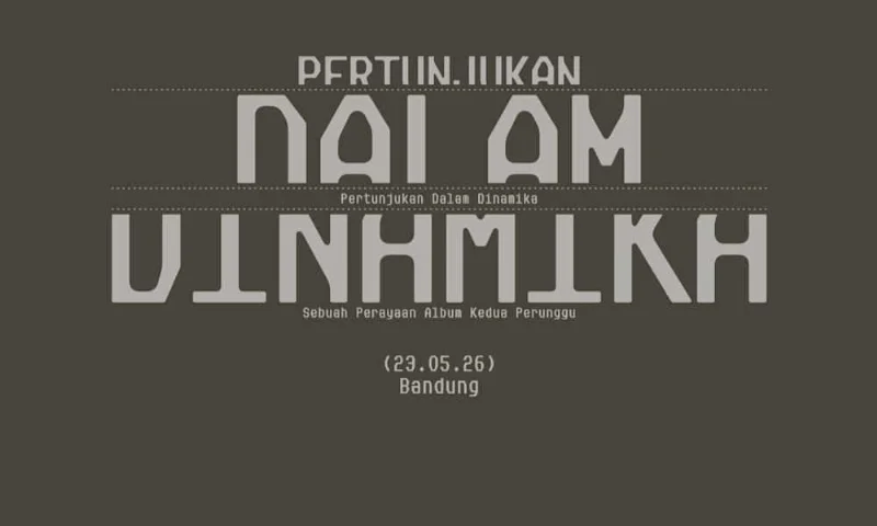 Poster Tur Perunggu “Pertunjukan Dalam Dinamika – Bandung”