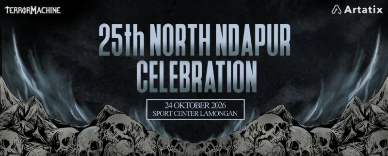 Poster 'Terror Machine' 25th North Ndapur Celebration