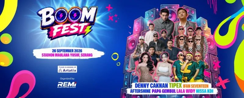 Poster BOOMFEST SERANG 2026