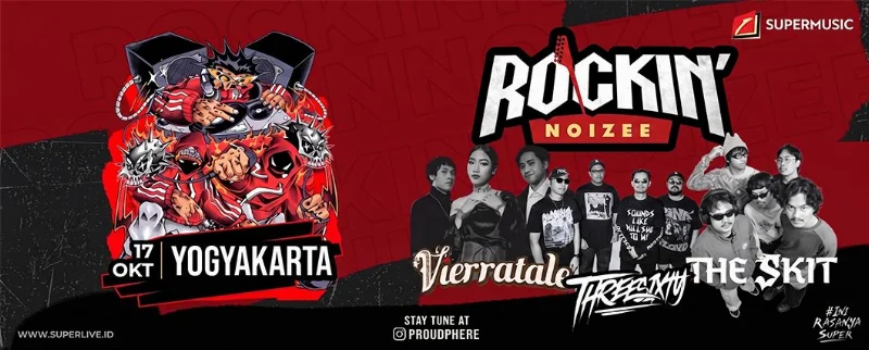 Poster Rockin Noizee 2026 - Yogyakarta