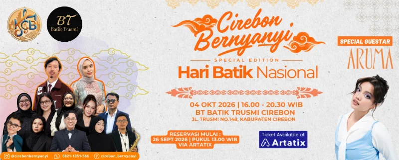 Poster KCB X BT BATIK TRUSMI EDISI HARI BATIK NASIONAL