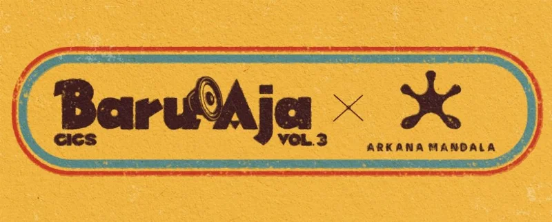 Poster Baru Aja Gigs Vol.3 X Arkana Mandala