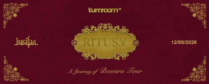 Poster TURNROOM RITUS V - BASAJAN a journey of Bewara Tour