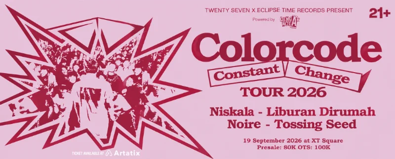 Poster Constant Change Tour 2026 by Colorcode "Yogyakarta"