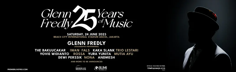 Poster GLENN FREDLY: 25 YEARS OF MUSIC