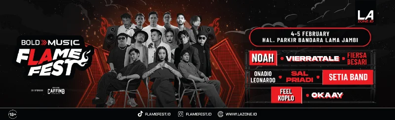 Poster FLAME FESTIVAL 2023 JAMBI