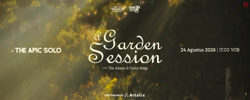 Poster A Garden Session with The Adams & Fanny Soegi