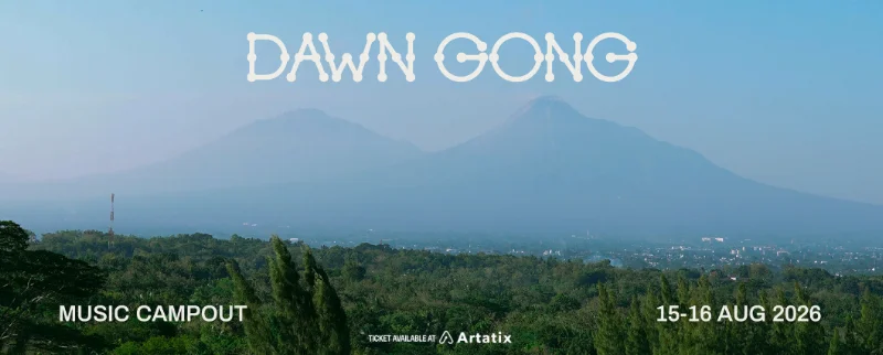 Poster DAWN GONG MUSIC CAMPOUT 2026