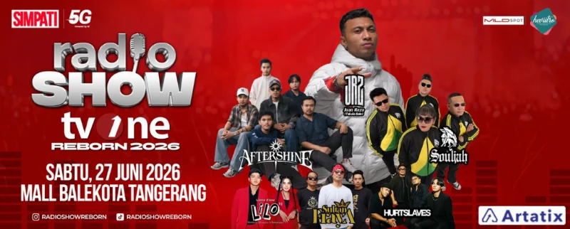 Poster RADIOSHOW TV ONE REBORN - TANGERANG
