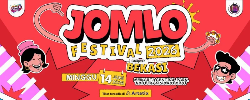 Poster Jomlo Festival 2026 Chapter Bekasi