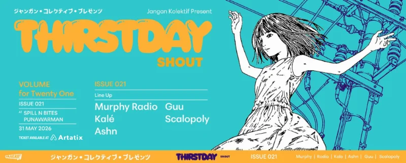 Poster THIRSTDAY SHOUT 21