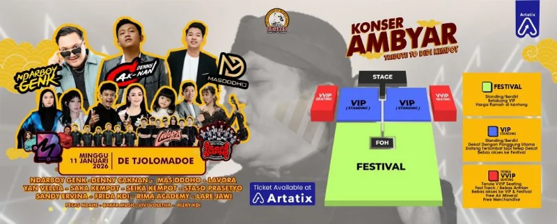 Poster Konser Ambyar Tribute to Didi Kempot