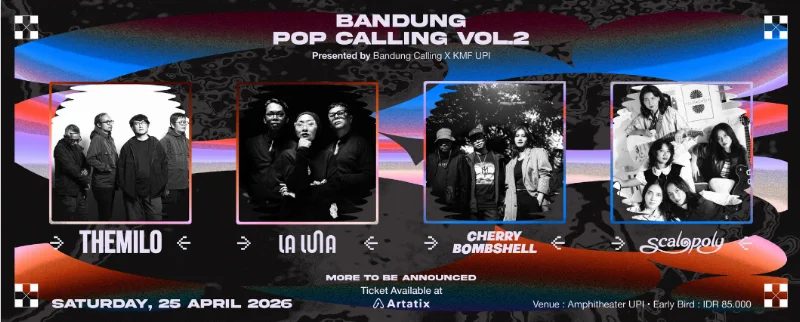Poster Bandung Pop Calling Vol.2