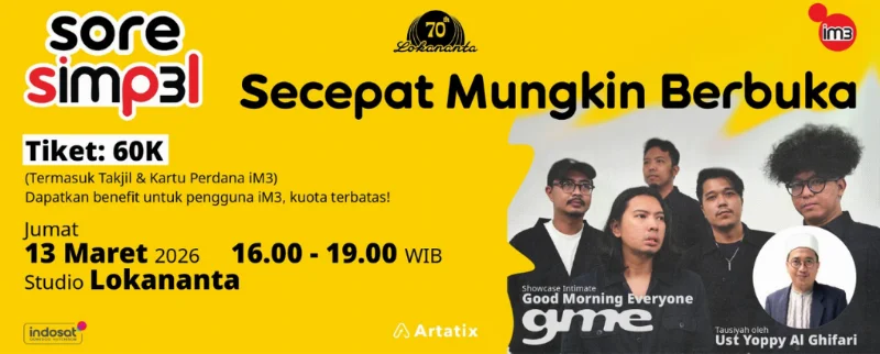 Poster Sore Simpel - Secepat Mungkin Berbuka