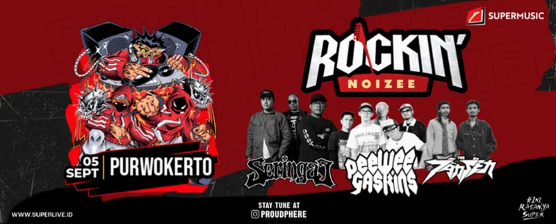 Poster Rockin Noizee 2026 - Purwokerto