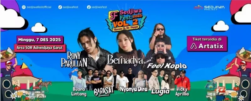 Poster Sedjiwa Fest 2025 Vol.2